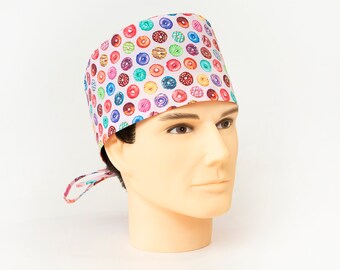 Donut Hesitate Men's Style Scrub Hat