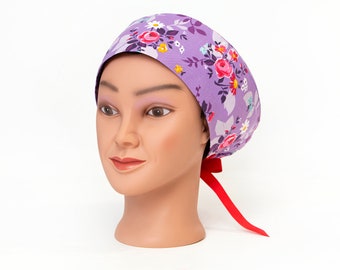 Fall Floral Bouquet - Pixie Scrub Hat