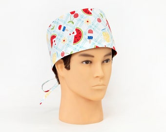 All American Picnic Men's Style Scrub Hat