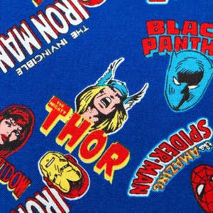 Avengers Comic Strip Heroes Men's Style Scrub Hat