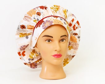Leaf it to Nature - Fall Bouffant Surgical Scrub Hat