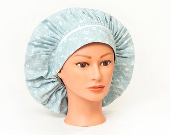 Fossil Fuels Dinosaurs Bones Bouffant Scrub Hat