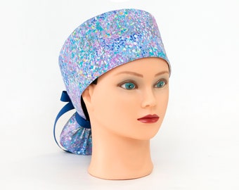 Impressions of Monet Boy Cap Ponytail Scrub Hat