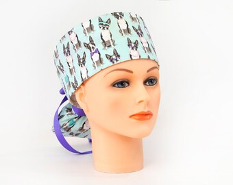 Posh Puppies - Ponytail Surgical Scrub Hat