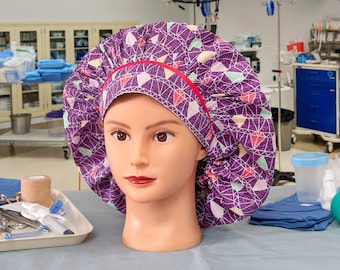 Crystal Magic- Bouffant Scrub Hat