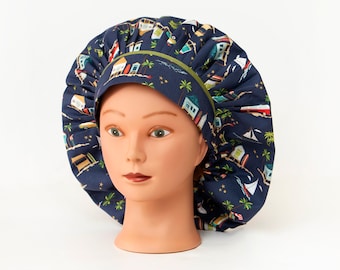 Surf City Here We Come - Bouffant Scrub Hat