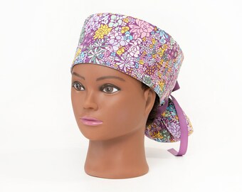 Arid Oasis Boy Cap Ponytail Scrub Hat