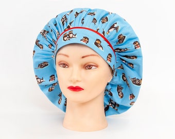 Otterly Adorable Bouffant Scrub Hat