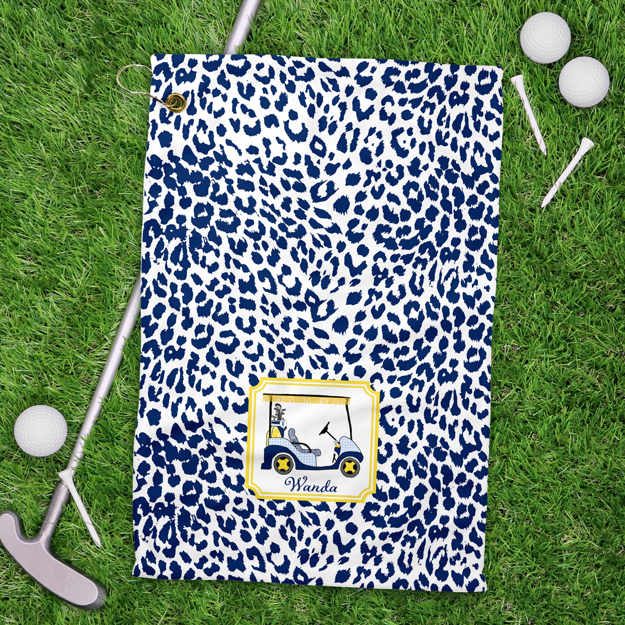 Ladies Personalized Golf Towel Personalized Golf Gift Golf Etsy