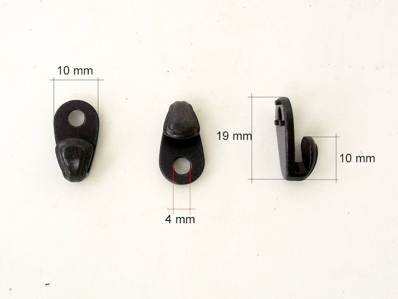 Boot eyelets hooks Metal black shoe lace eyelet hook Shoe Etsy