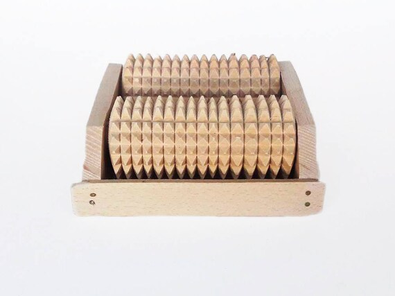 Wooden roller for wet felting wool Craft tools Equipment wet nuno felting