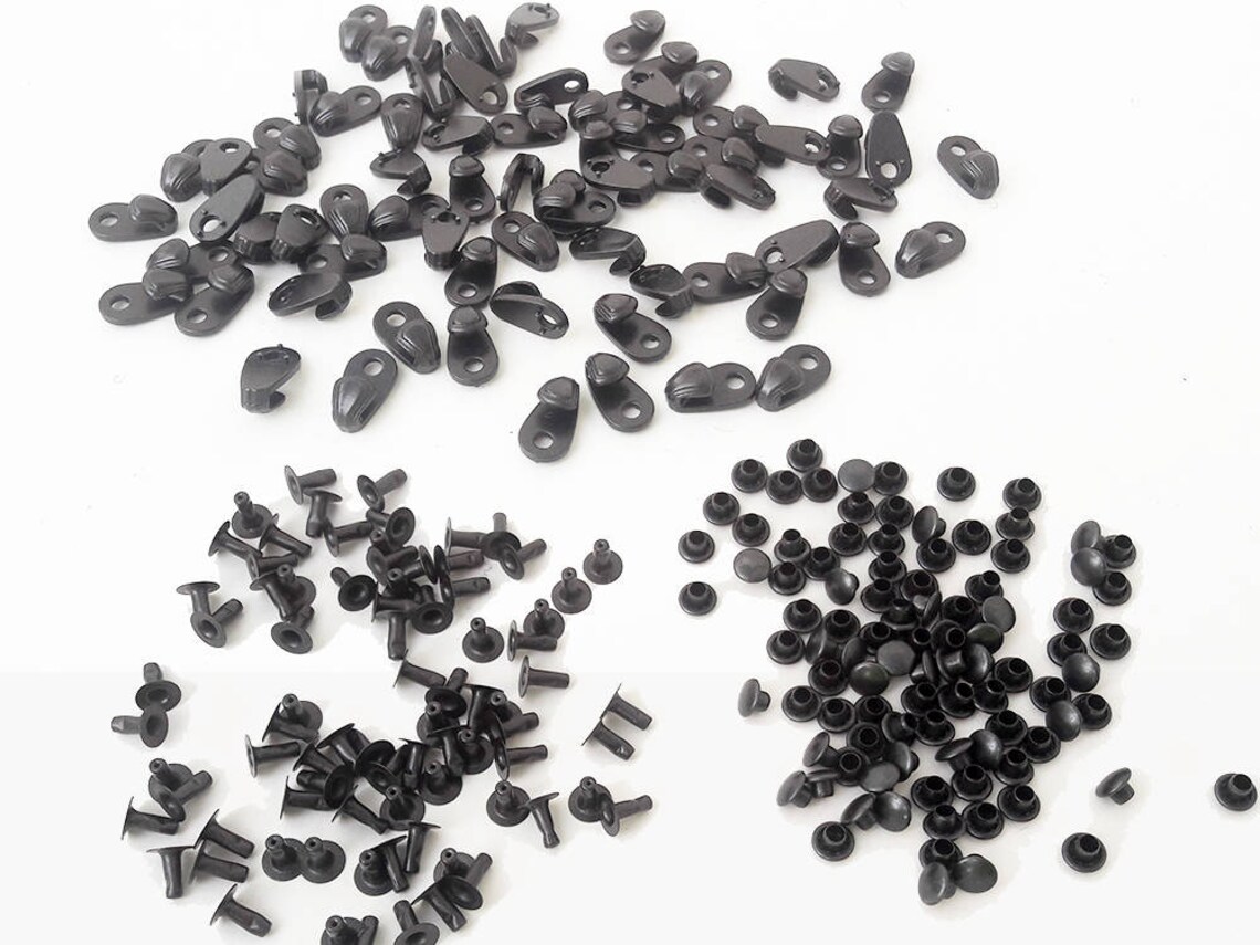 Boot eyelets hooks Metal black shoe lace eyelet hook Shoe