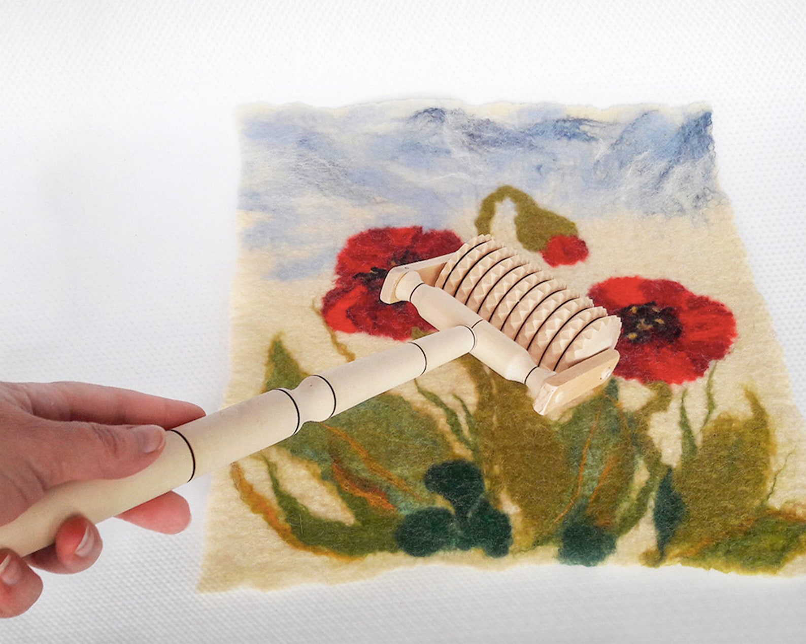 Wet Felting Tool Equipment Handles Felting Wool Tools Wet Etsy