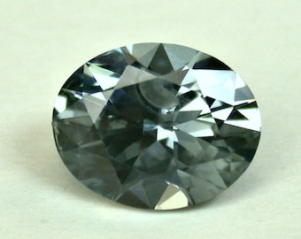 MONTANA SAPPHIRE Light Blue Rock Creek Faceted oval 1.66 cts src11