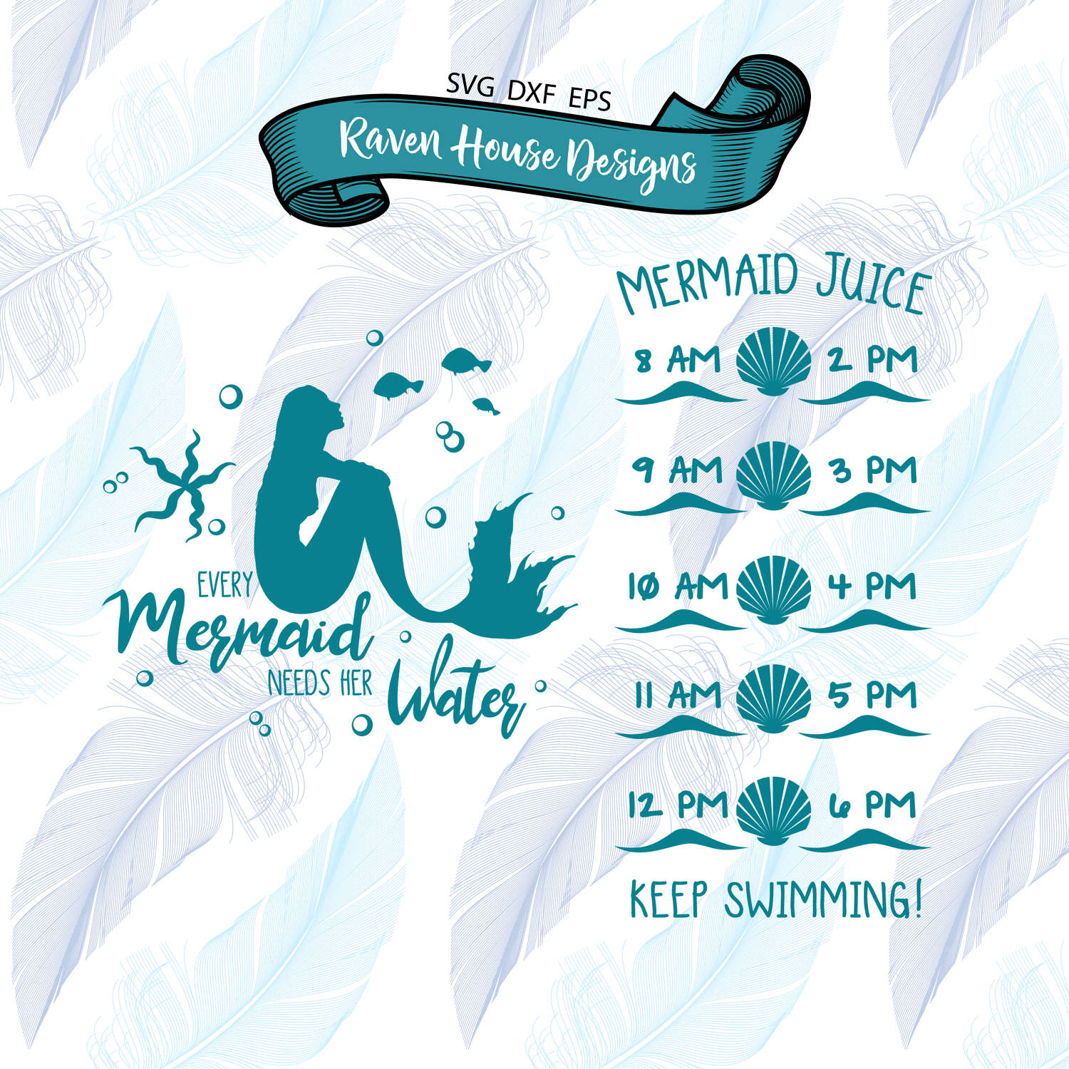 Download Every Mermaid Needs Her Water Digital Download Svg Cut Etsy