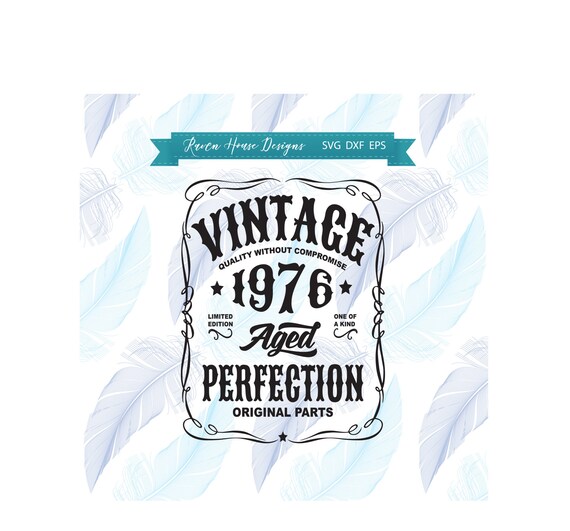 Vintage Birth Year Digital Download Svg Cut Files Eps Etsy