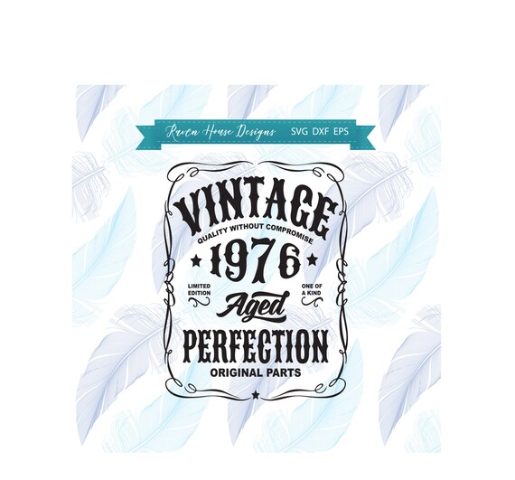 Download Vintage Birth Year Digital Download Svg Cut Files Eps Etsy