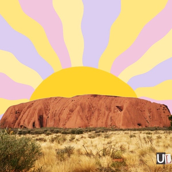 Uluru Postcard