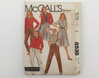 Pants Cardigan and Leggings Vintage Uncut Sewing Pattern Top Size 12-16 Bust 34-38 1997 McCall/'s 9039