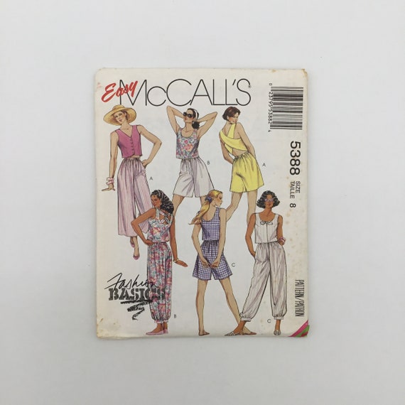 Pants Cardigan and Leggings Vintage Uncut Sewing Pattern Top Size 12-16 Bust 34-38 1997 McCall/'s 9039