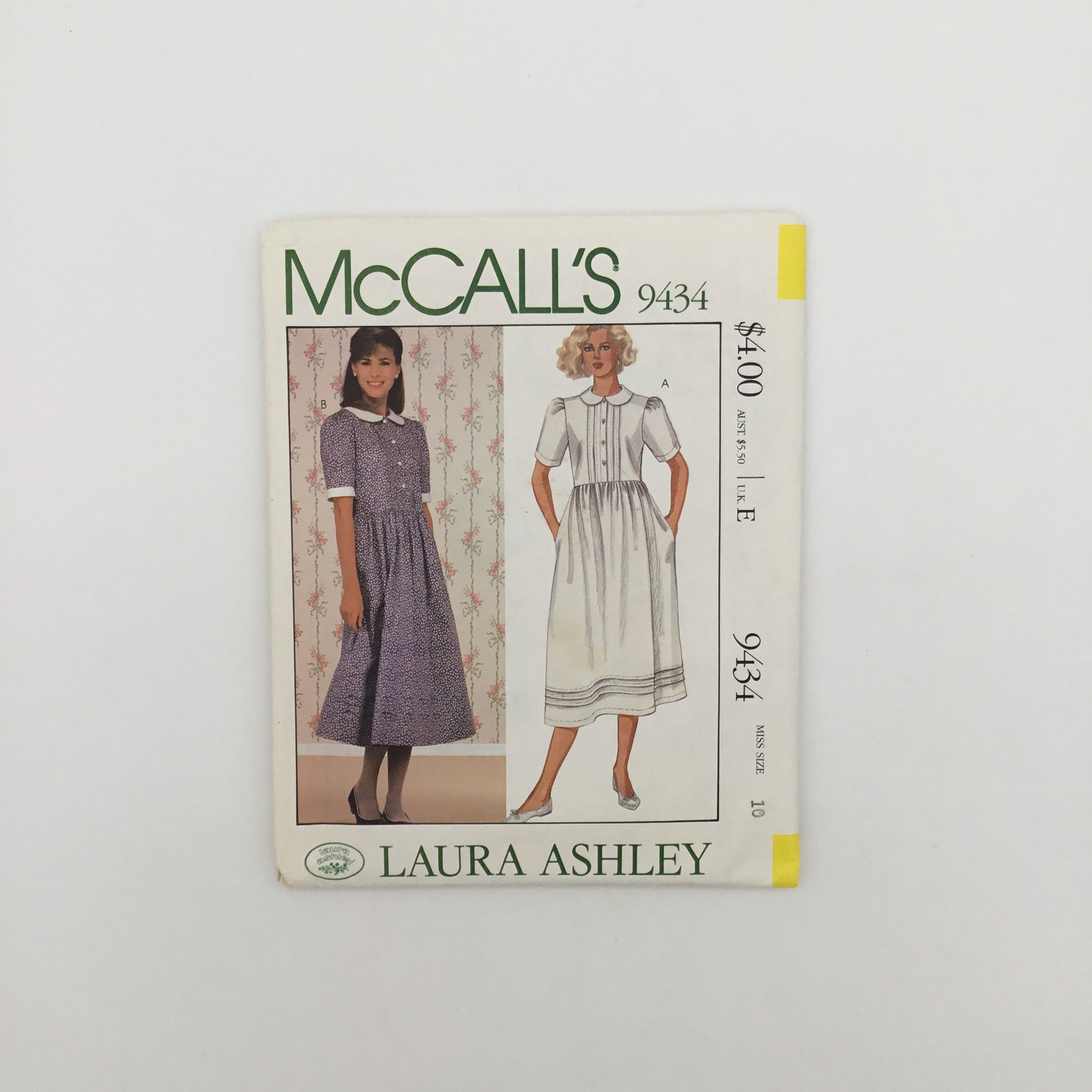 photo Laura Ashley Dress Patterns mccall s 9434 1985 laura ashley dress