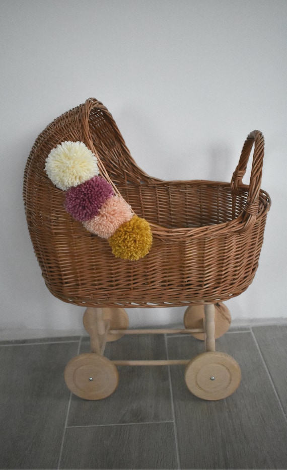 rattan baby walker