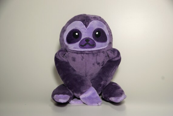 purple sloth plush
