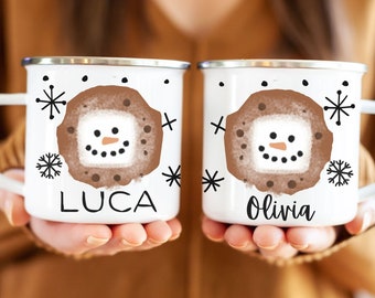 Gifts for kids, Kids hot Cocoa Christmas Mug, Childrens Hot Chocolate Cup Personalized, Kids mugs, Kids cups, Christmas eve gifts