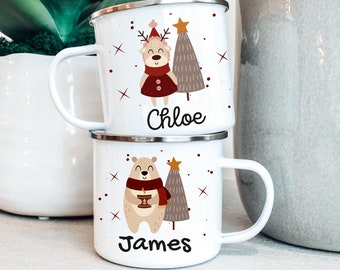 Gifts for kids Christmas, Kids Christmas Mug, Christmas mug, Kid hot chocolate mug, Kid hot cocoa mug, Hot chocolate mug, Christmas eve gift