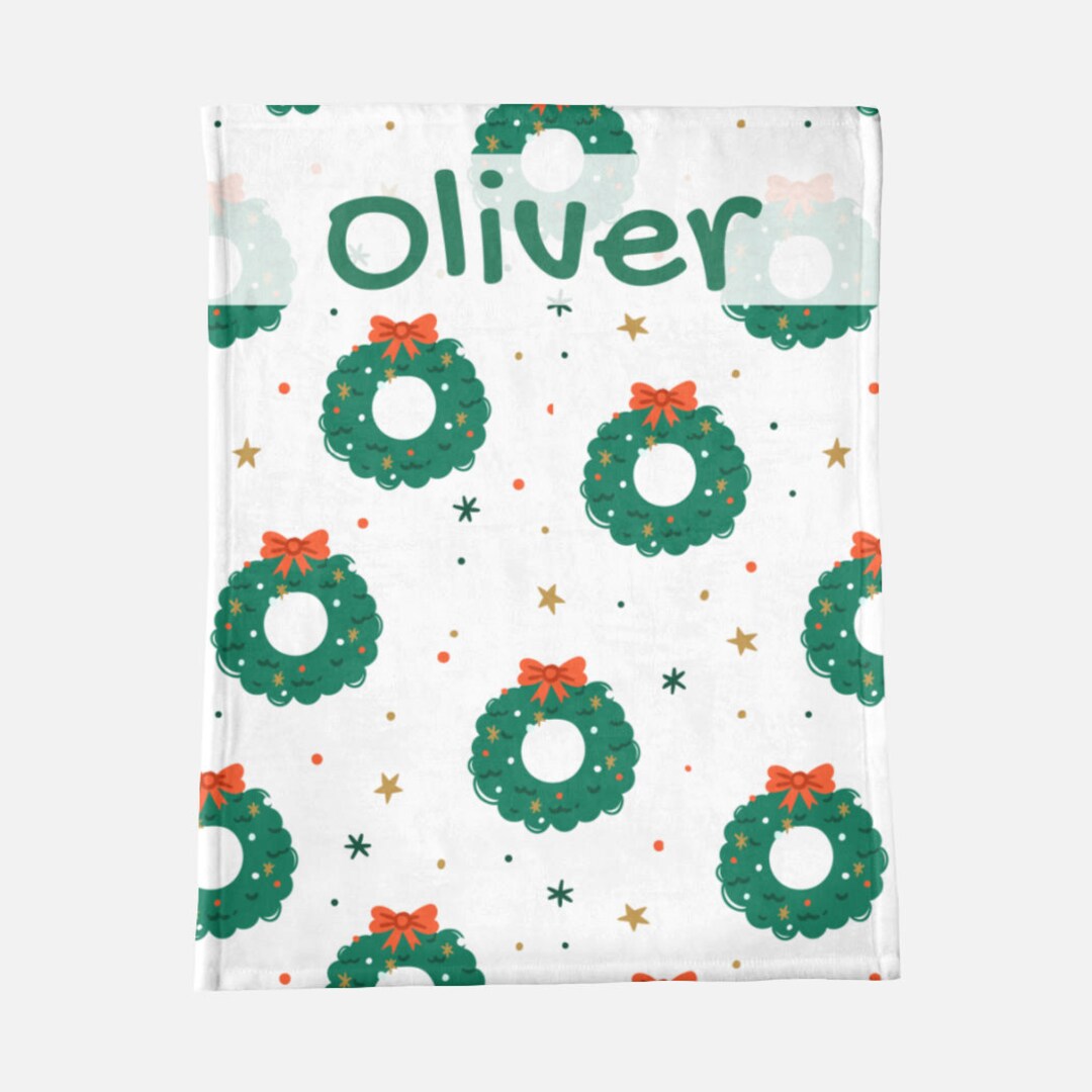 Kids Christmas Blanket Personalized, Kids Blanket, Christmas Gift for ...