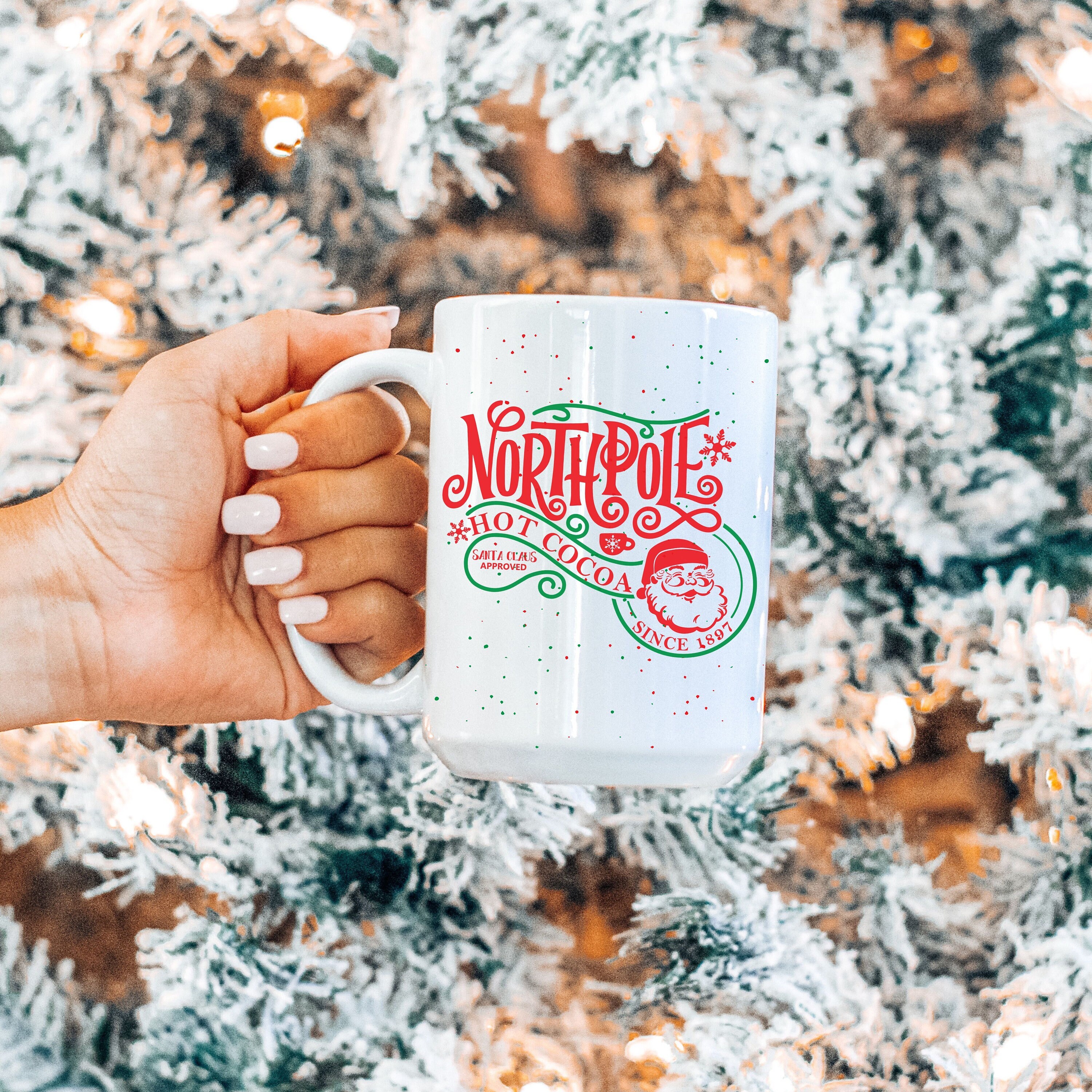 Kids Hot Cocoa Christmas Mug, Childrens Hot Chocolate Cup Personalized, Kids  Mugs, Kids Cups, Christmas Eve Gifts, Boy and Girl Cups 