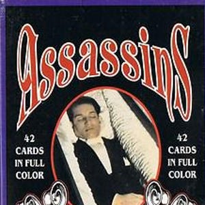 REIF: Assassins Trading Cards 1991 42 Karten in voller Farbe Umstrittene Signiert