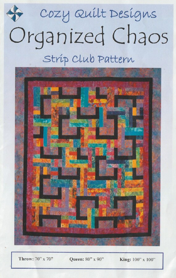 Fast Easy Strip Club Throw Queen And King Size Quilting Etsy