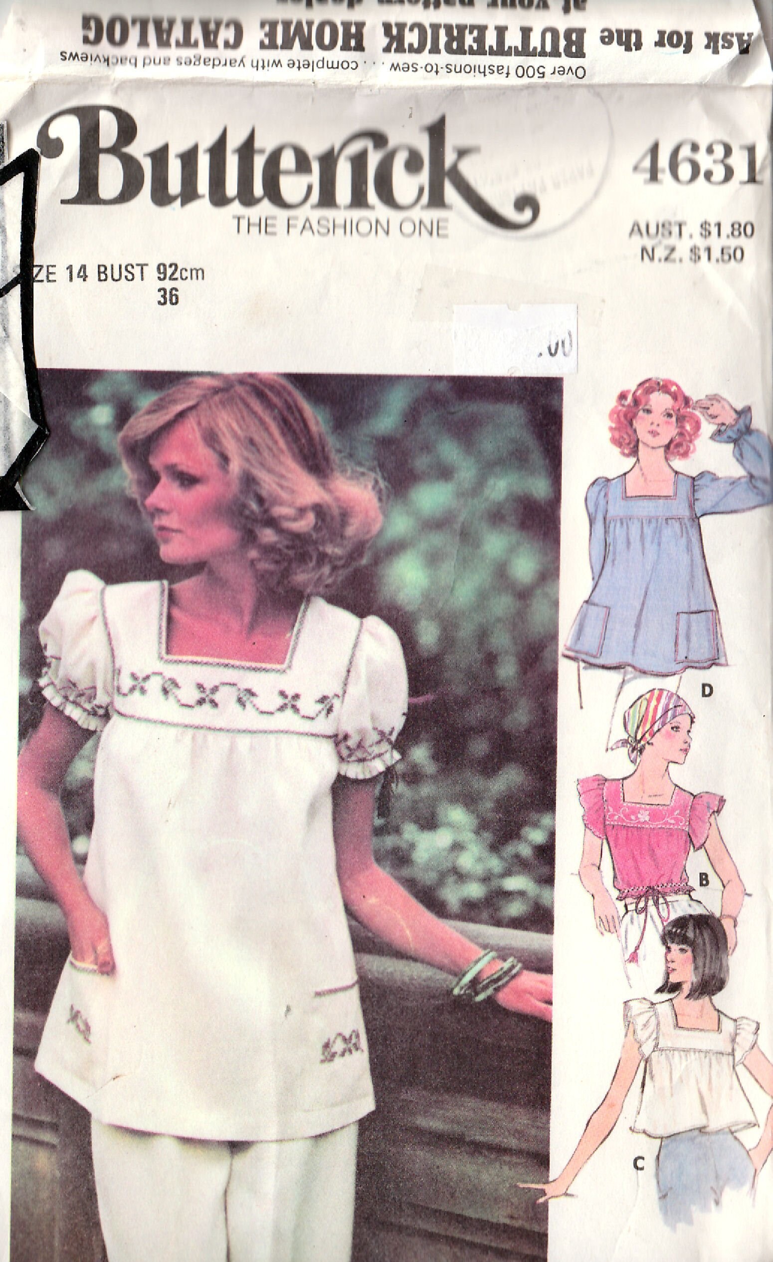 smock top 1970's