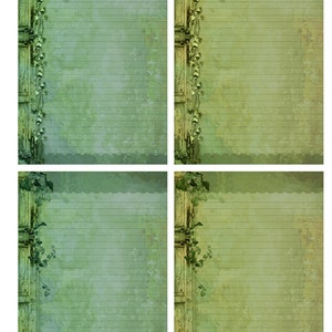 Printable Ivy Journal Page, Scrapbook Paper, Letter Paper, Digital ...