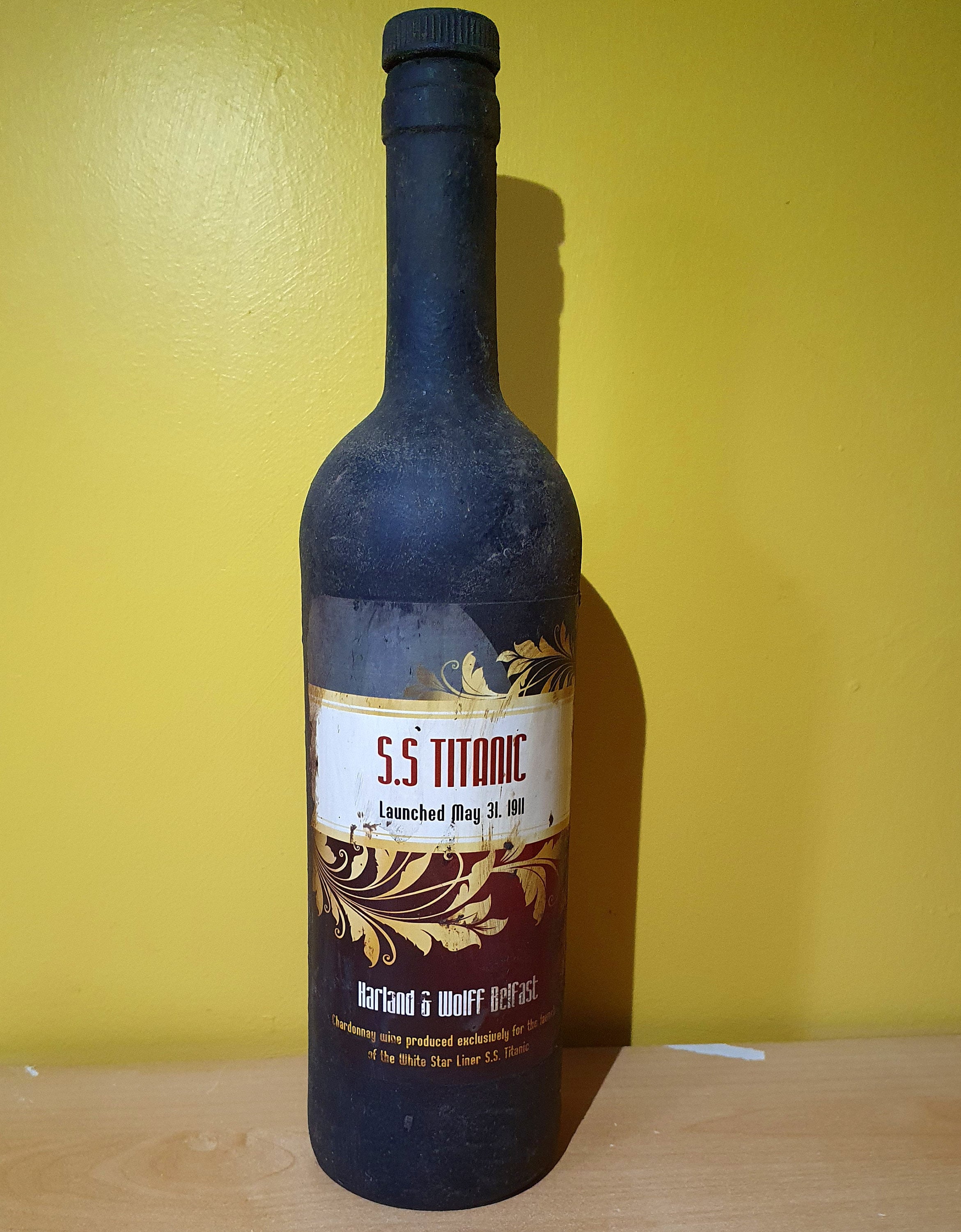 Titanic Wine Bottle Commemorating the Launch of the Ship. May Etsy UK
