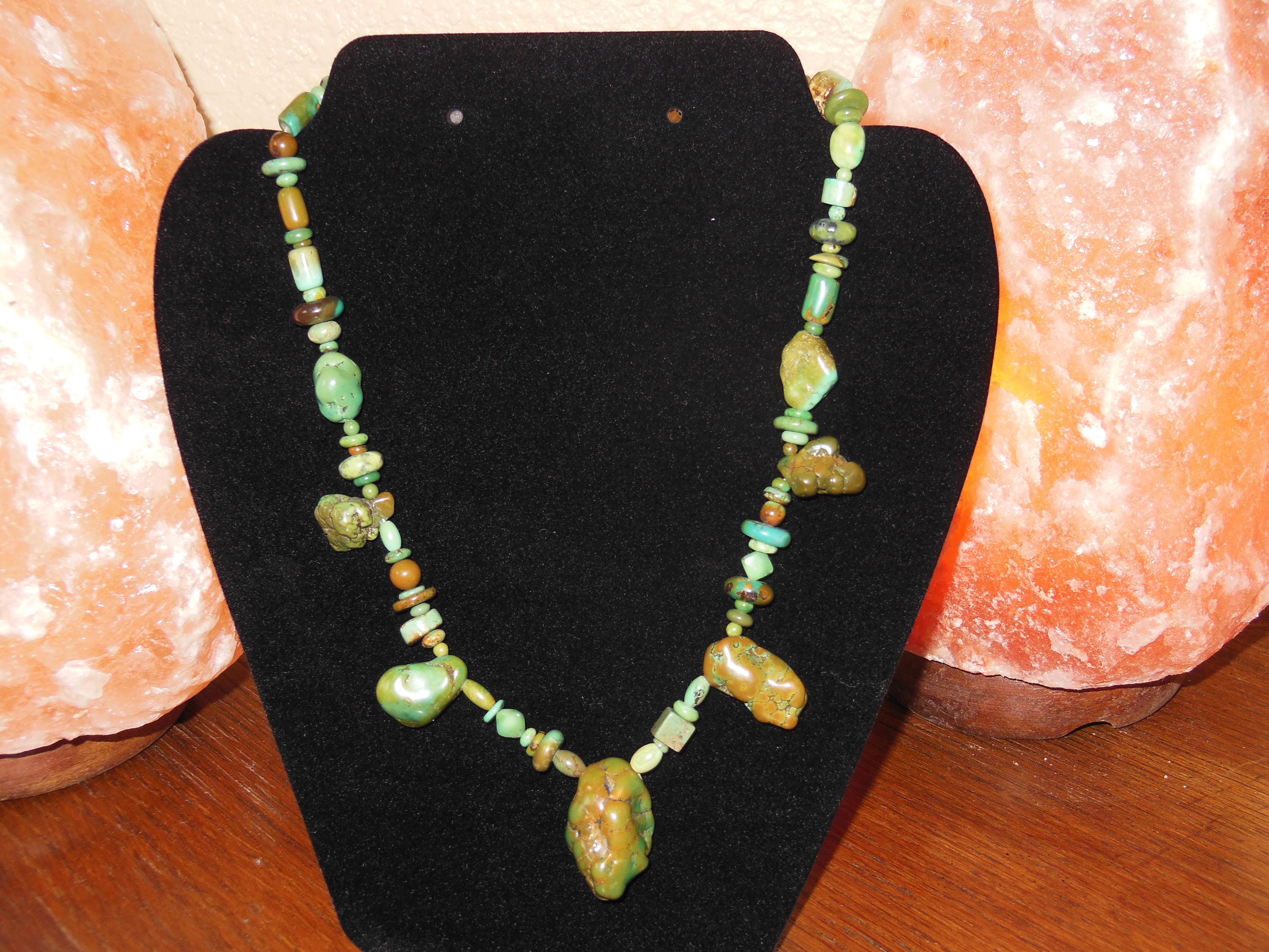 Native American Raw Jade Necklace Etsy UK