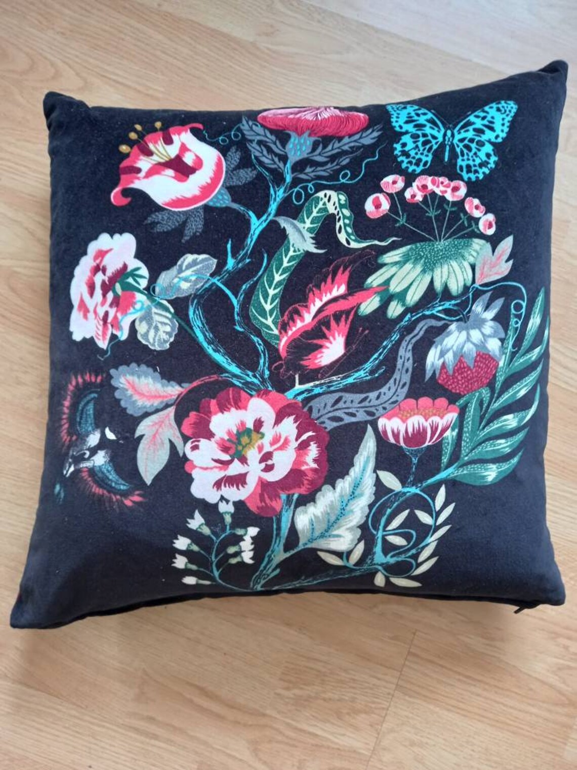 Vintage velvet Ikea cushion cover Etsy