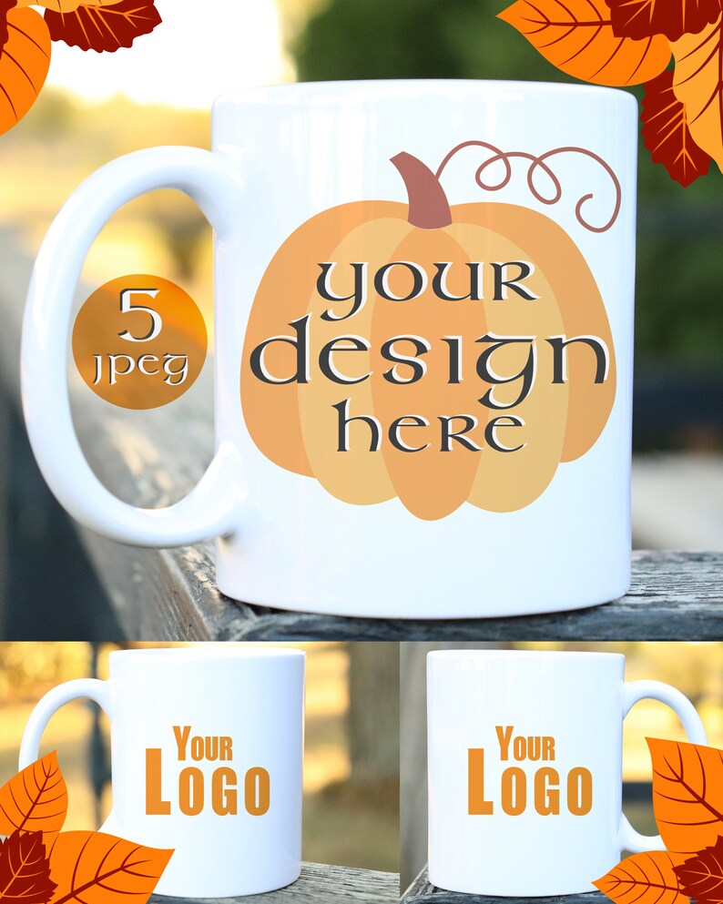 Download New Fall Mug Mockup Bundle Etsy Mug Branding Ready Product ...