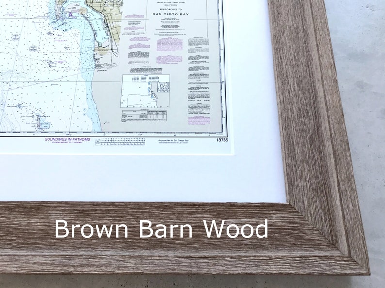 Framed Nautical Chart Chicago Harbor NOAA14928 Nautical Etsy