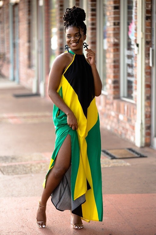 Jamaica Flag Maxi Etsy