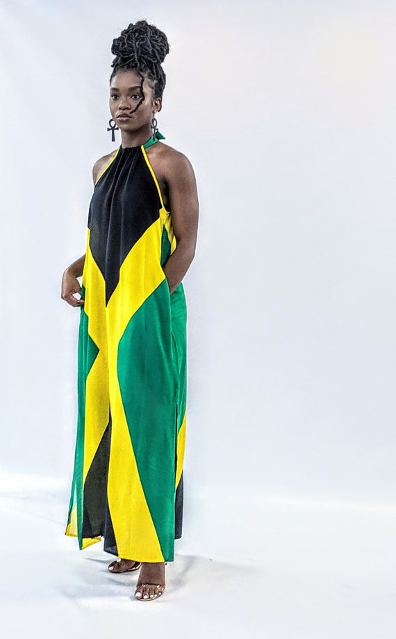 Jamaica Flag Maxi Etsy