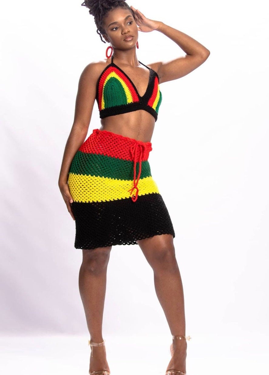 Jamaican Knit Dress - Etsy
