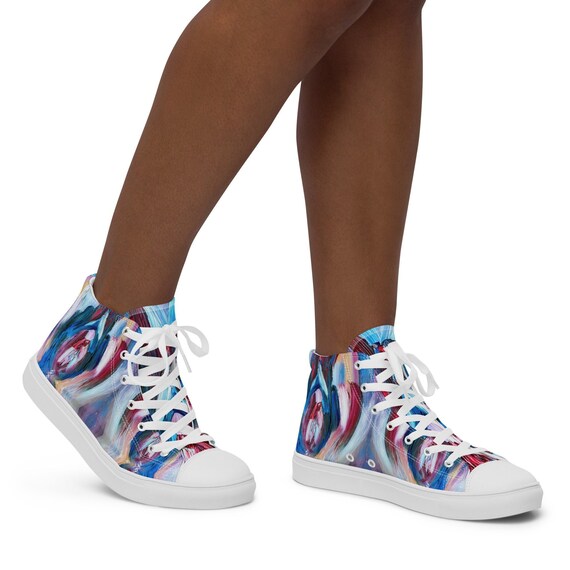 thumbnail image 2 of Women's High Top Canvas Shoes | Shoes With Soul - UK 2 of 13