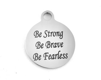 10pcs/lot Be Badass Everyday Stainless Steel Charm Be Badass Everyday ...