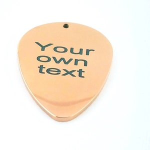 Guitar Pick, Your own text Guitar Pick, Laser engraving of any charm, Canadian Suppler