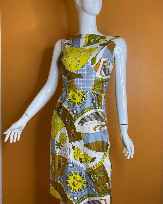 1960s Tiki/ Aloha Tori Richard Honolulu dress