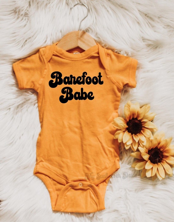 Barefoot Babe Barefoot Baby Hippie Kids Cute Baby | Etsy