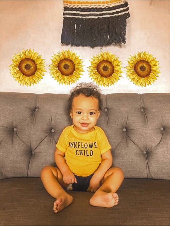 baby boy sunflower outfit