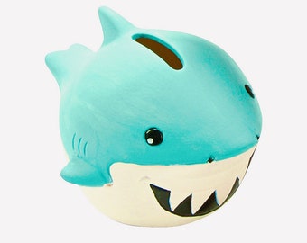 DIY Prêt à peindre Ceramic Shark Money Bank Painting Kit